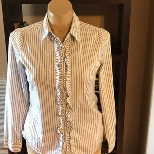 WHBM Button Down Blouse